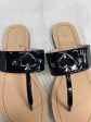 Black & Brown Sandals Flats Kate Spade, Size 7 For Sale