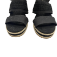 Black Sandals Heels Wedge By Toms, Size: 6 Online Hot Sale