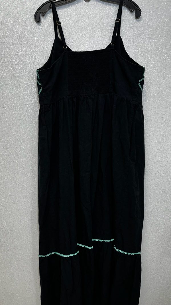 Black Dress Casual Maxi Ava & Viv, Size 1x Online