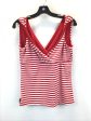 Striped Pattern Top Sleeveless Tailor By B Moss, Size M Hot on Sale