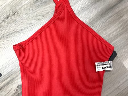 Red Top Sleeveless T.la, Size L Cheap