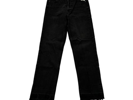 Black Denim Jeans Straight Gap, Size 2 For Cheap