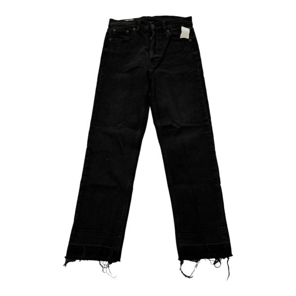 Black Denim Jeans Straight Gap, Size 2 For Cheap