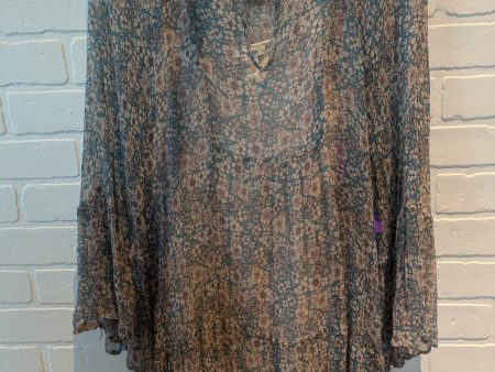 Tan Top 2pc Long Sleeve Sundance, Size Xl on Sale