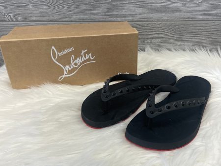 Black & Red Sandals Luxury Designer Christian Louboutin, Size 10 Online