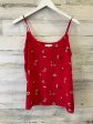 Red Top Sleeveless Socialite, Size L Cheap