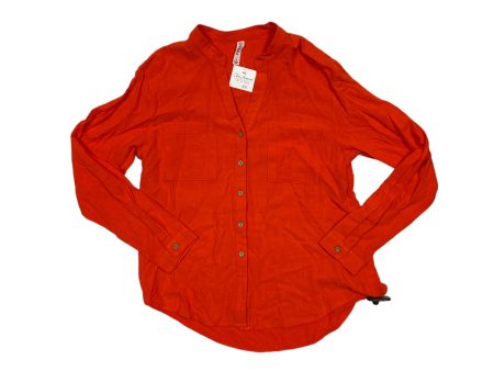 Red Top Long Sleeve Zenana Outfitters, Size S on Sale