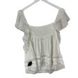 White Top Sleeveless Anthropologie, Size Xl Hot on Sale