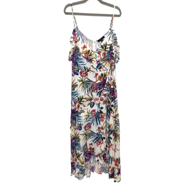 Tropical Print Dress Casual Maxi Forever 21, Size 1x on Sale