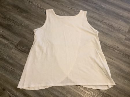 White Top Sleeveless Talbots, Size L Fashion