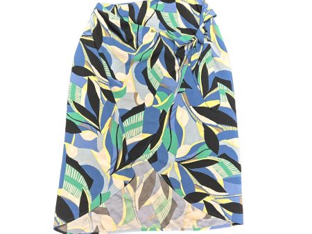 Blue & Green Skirt Midi Loft, Size Xs For Sale