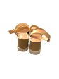 Tan Sandals Heels Platform Universal Thread, Size 8 For Sale