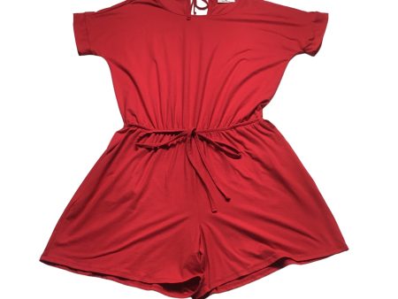 Red Romper Zenana Outfitters, Size Xl Fashion