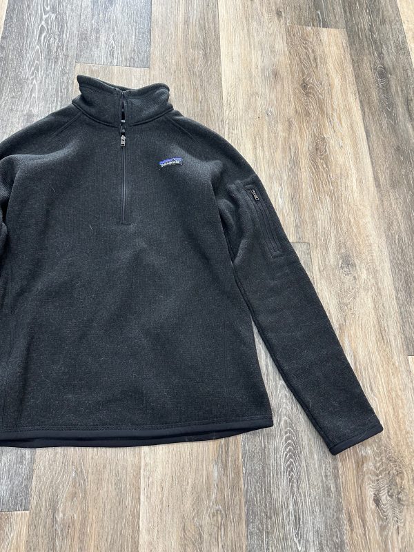 Black Athletic Sweatshirt Collar Patagonia, Size S Supply