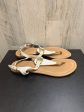 White Sandals Flats Tommy Hilfiger, Size 8.5 on Sale