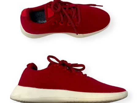 Red Shoes Sneakers Allbirds, Size 5 For Sale