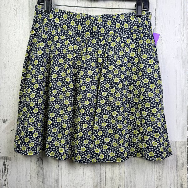 Blue & Green Skirt Mini & Short Loft, Size 6 Online now