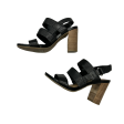 Black Shoes Heels Block By Franco Sarto, Size: 6.5 on Sale