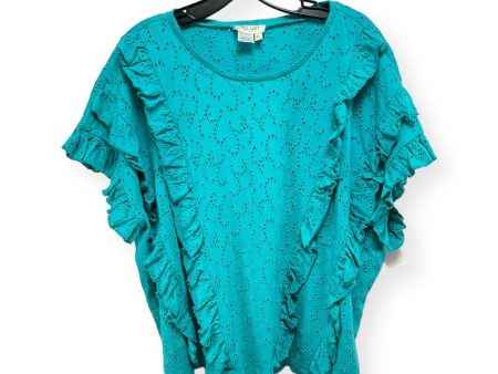 Teal Top Sleeveless Tru Luxe Jeans, Size L Hot on Sale