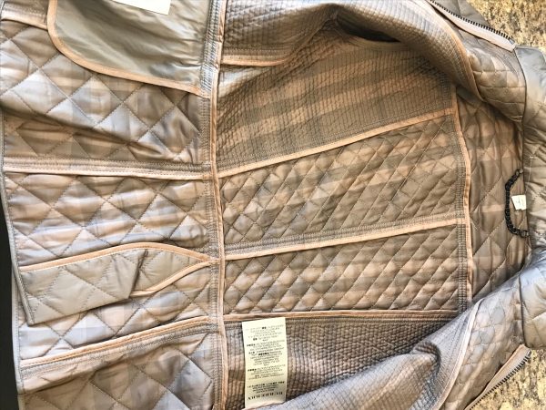 Tan Jacket Luxury Designer Burberry, Size S For Sale