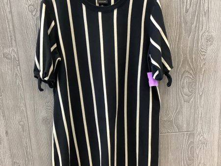 Striped Pattern Dress Casual Midi Who What Wear, Size L For Sale