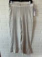 Tan & White Pants Linen Loft, Size 4 Supply