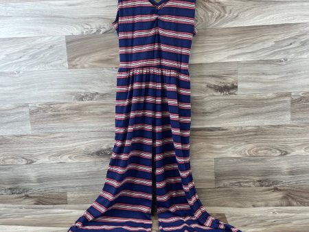 Striped Pattern Jumpsuit Clothes Mentor, Size Xxl Supply