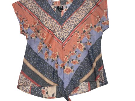 BLUE & RED BOBEAU TOP SS, Size L Online