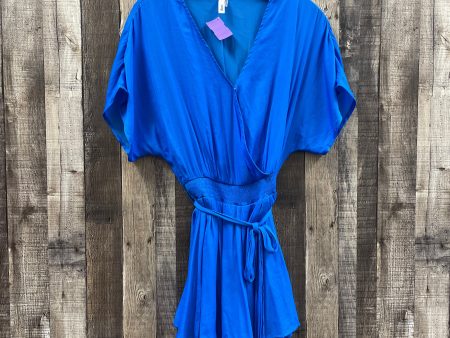 Blue Romper Glam, Size S Online Sale