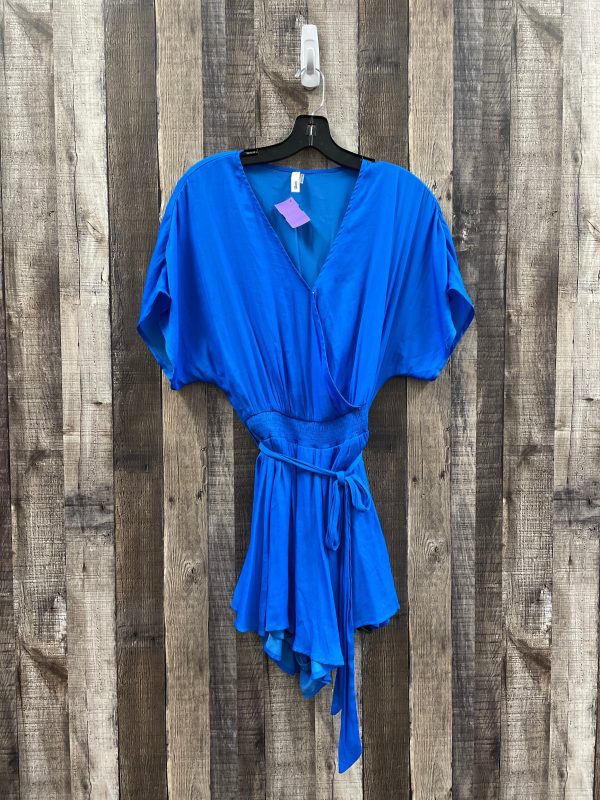 Blue Romper Glam, Size S Online Sale