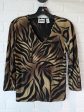 Black & Gold Blouse 3 4 Sleeve Chicos, Size M Online Sale