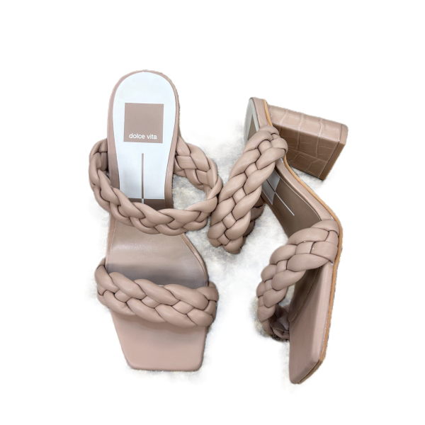 Tan Sandals Heels Block By Dolce Vita, Size: 6 Online