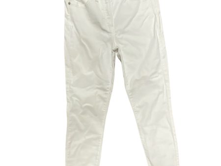 White Jeans Skinny J. Crew, Size 6 For Sale