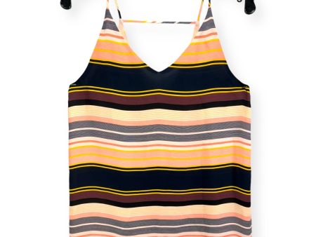 Striped Pattern Top Sleeveless Loft, Size S For Cheap