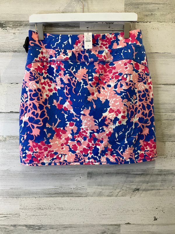 Blue & Pink Skort Talbots, Size 4 Hot on Sale