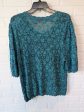 Blue & Green Sweater Cardigan Soft Surroundings, Size Xl Supply