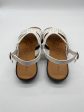 White Sandals Flats Easy Street, Size 10 Hot on Sale