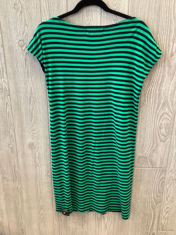 Striped Pattern Dress Casual Midi Clothes Mentor, Size S Hot on Sale