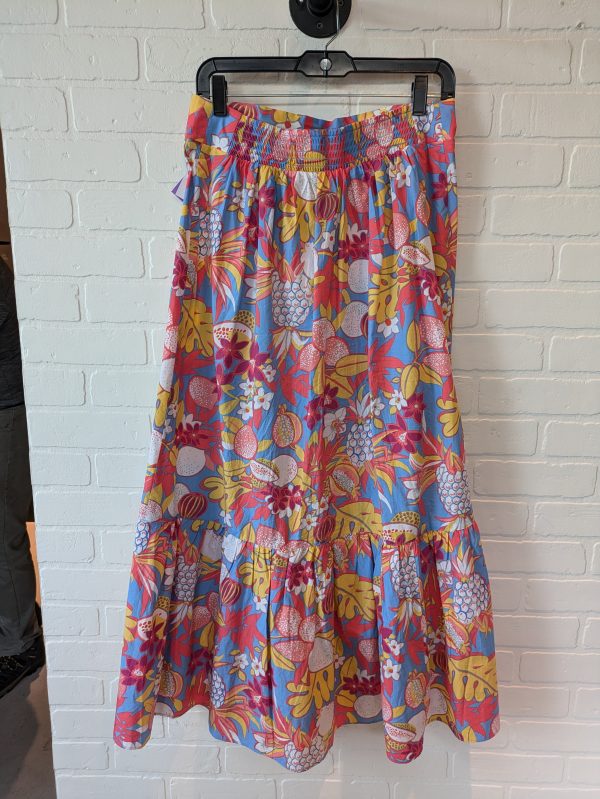 Blue & Pink Skirt Maxi Talbots, Size 8 on Sale