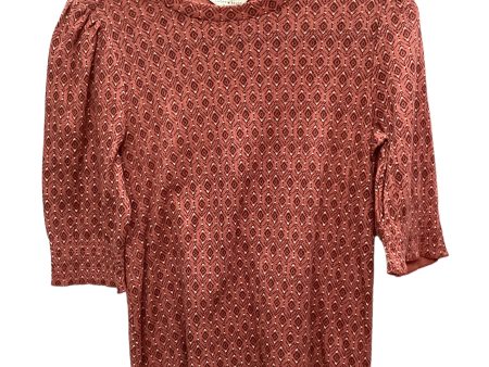 Red Top Short Sleeve Lucky Brand, Size S For Cheap