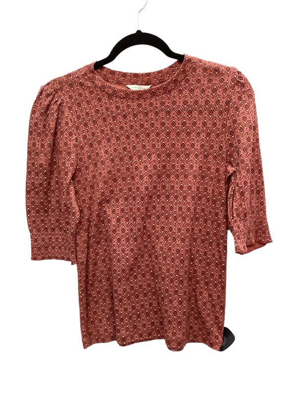 Red Top Short Sleeve Lucky Brand, Size S For Cheap