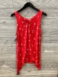 Red Top Sleeveless Apt 9, Size L Hot on Sale