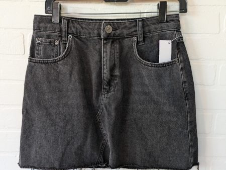 Black Denim Skirt Mini & Short Bdg, Size 8 Sale