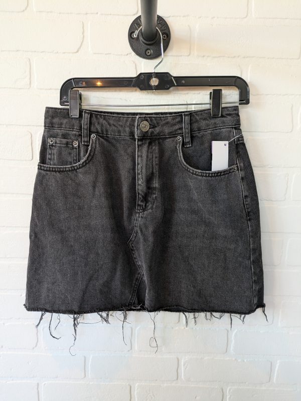 Black Denim Skirt Mini & Short Bdg, Size 8 Sale