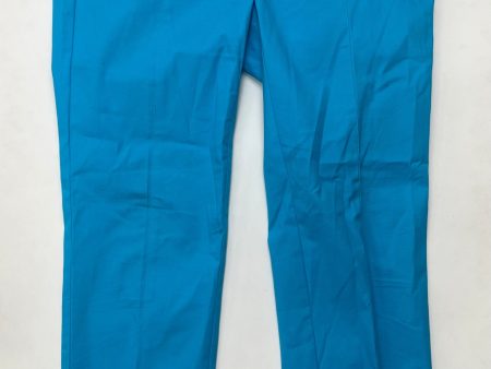 Turquoise Pants Cropped Ann Taylor, Size 4 Sale