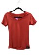 Red Top Short Sleeve Basic Eddie Bauer, Size M Fashion