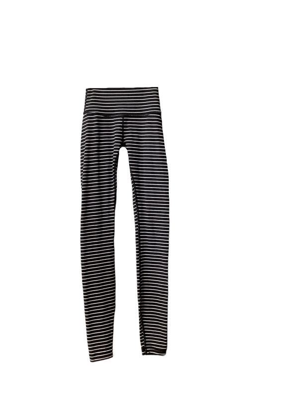 Striped Pattern Athletic Leggings Lululemon, Size 0 Online