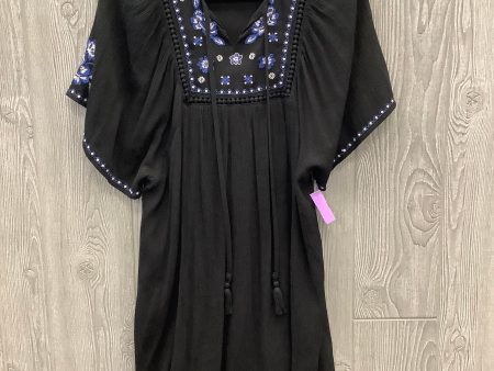 Black Dress Casual Short Blue Rain, Size S Online Sale