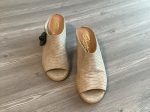 Taupe Shoes Heels Block Sbicca, Size 7 Online Sale