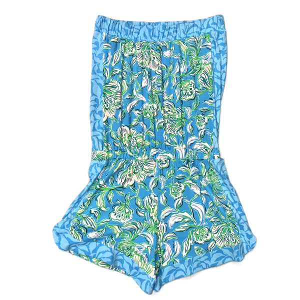 Blue Romper Designer By Lilly Pulitzer, Size: Xs For Cheap